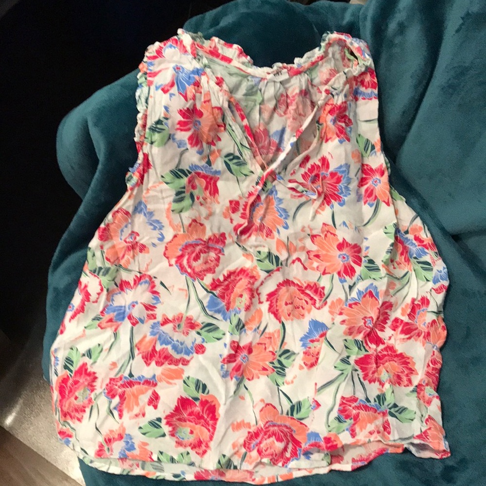 Gap floral sleeveless top